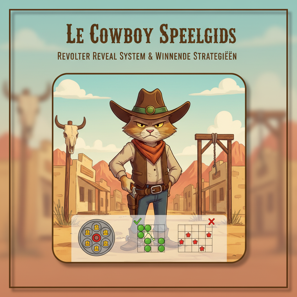 Le Cowboy speelgids met Revolver Cylinder mechanics en strategietips