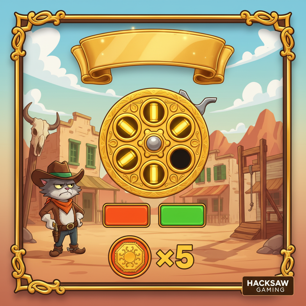High Noon Saloon bonusronde met gamble wheel en 10 free spins start