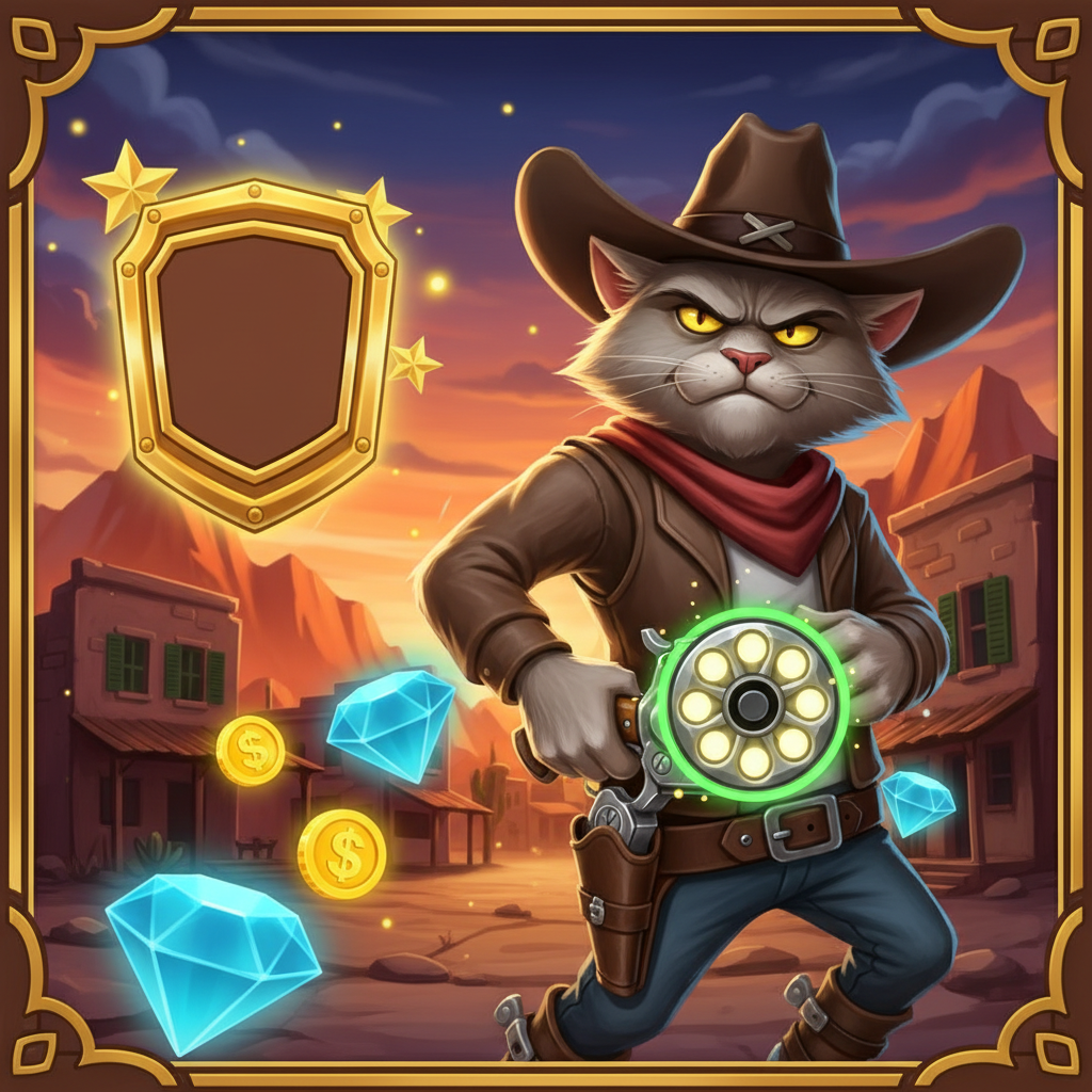 Pistols at Dawn ultieme bonusronde in Le Cowboy slot met progressieve Bullet Collector die start op 5 kogels