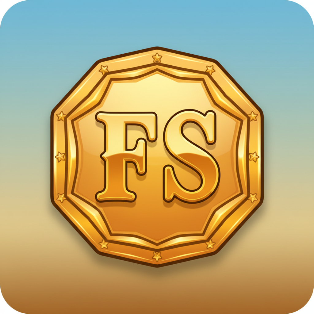 FS scatter symbool in Le Cowboy - gouden badge die bonus triggert